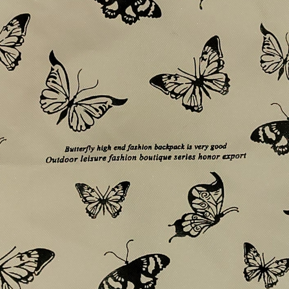 NWOT butterfly tote